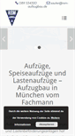 Mobile Screenshot of lastenaufzuege.de