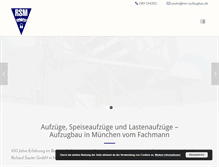 Tablet Screenshot of lastenaufzuege.de